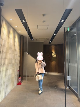 「アイテム（ピーコート）」を使った、mochiさん（レディース・158cm）の冬コーディネート