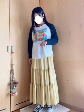 「RCWB（アールシーダブリュービー）のアイテム」を使った、はゆさん（レディース・154cm）の秋コーディネート