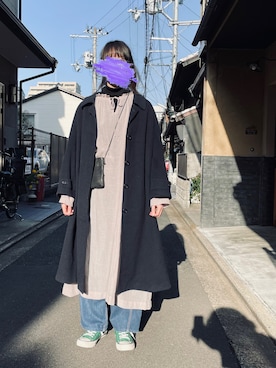 「IDEE（イデー）のアイテム（バッグ）」を使った、すにーさん（レディース・162cm）の春コーディネート