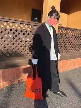 「SPICE OF LIFE（スパイス オブ ライフ）のアイテム」を使った、すにーさん（レディース・162cm）の冬コーディネート