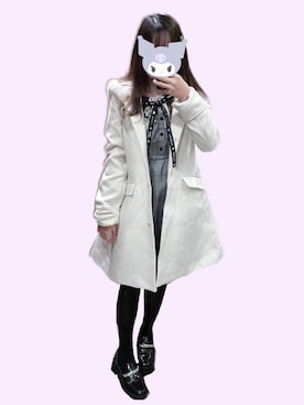 「LODISPOTTO（ロディスポット）のアイテム（ジャケット/アウター）」を使った、ななみさん（レディース・155cm）の冬コーディネート