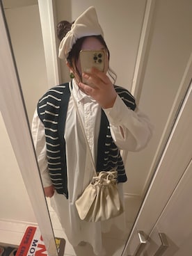 「GUワンピース」｜🍑さん（レディース・159cm）の春コーディネート