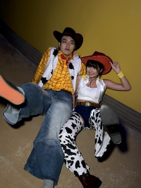 「Toy Story のアイテム（おもちゃ、その他）」を使った、Isabel ୨୧*˚·さん（レディース・158cm）の春コーディネート