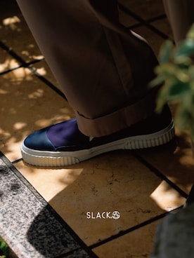 「SLACK FOOTWEAR（スラックフットウェア）のアイテム」を使った、kuranagaさん（メンズ・177cm）の夏コーディネート