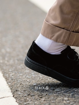 「SLACK FOOTWEAR（スラックフットウェア）のアイテム」を使った、kuranagaさん（メンズ・177cm）の夏コーディネート