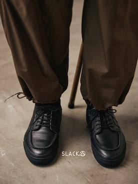 「SLACK FOOTWEAR（スラックフットウェア）のアイテム」を使った、kuranagaさん（メンズ・177cm）の夏コーディネート