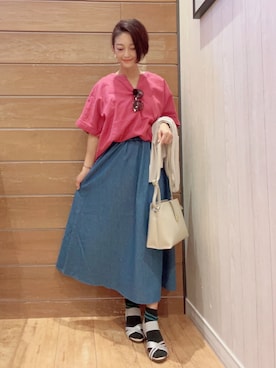 aaamiさん（レディース・154cm）の春コーディネート