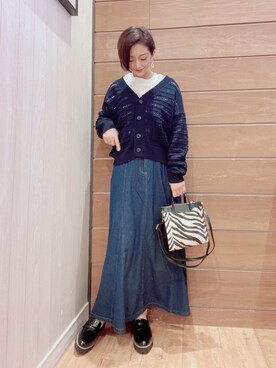 「DRESKIP（ドレスキップ）のアイテム（その他シューズ）」を使った、aaamiさん（レディース・154cm）の春コーディネート