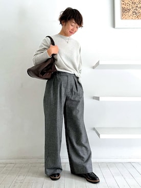 TOMORROWLAND_yamaokaさん（レディース・167cm）の冬コーディネート