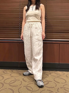 「BACCA（バッカ）のアイテム」を使った、mihoさん（レディース・156cm）の夏コーディネート