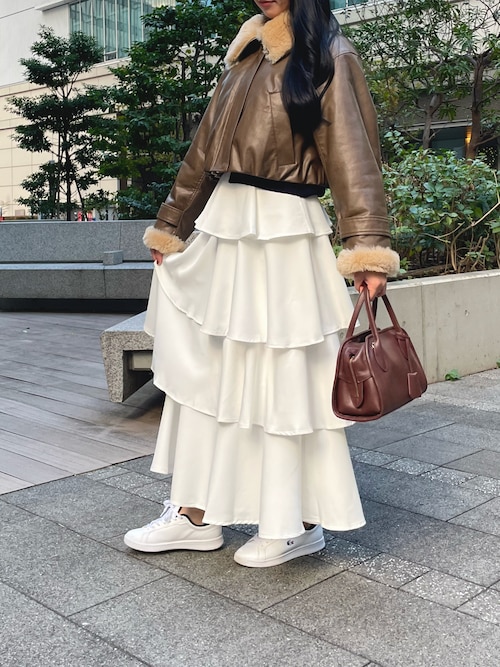 SNIDEL バリエボンバージャケット SNIDEL（スナイデル）の「バリエボンバージャケット（その他