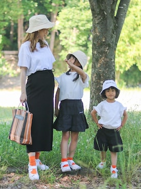「reca（レカ）のアイテム」を使った、YUIさん（キッズ・123cm）の夏コーディネート