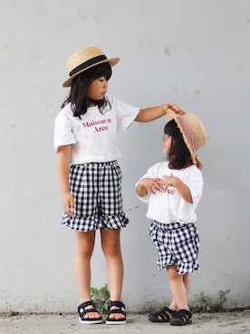 YUIさん(キッズ・120cm)の夏コーディネート