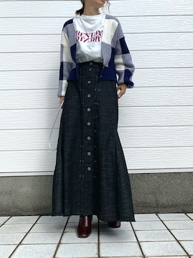 「CELINE（セリーヌ）のアイテム（ブーツ）」を使った、yuriさん（レディース・155cm）の秋コーディネート