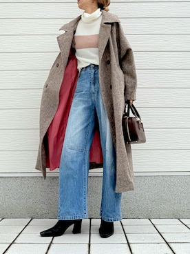 「outfit」｜「アイテム（その他アウター）」を使った、yuriさん（レディース・155cm）の秋コーディネート