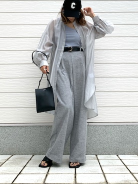 「JIL SANDER（ジルサンダー）のアイテム」を使った、yuriさん（レディース・155cm）の春コーディネート