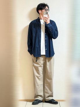 「GLOBAL WORK（グローバルワーク）のアイテム（トップス）」を使った、Sammyサミーさん（メンズ・177cm）の春コーディネート