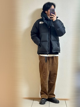 「アイテム（ダウンジャケット/コート）」を使った、Sammyサミーさん（メンズ・177cm・40代）の冬コーディネート