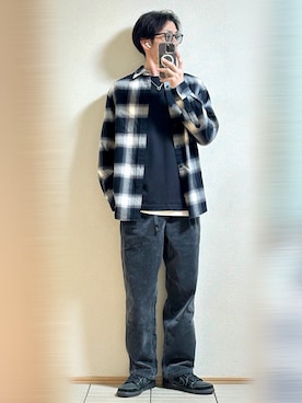 「アイテム（シャツ/ブラウス）」を使った、Sammyサミーさん（メンズ・177cm）の秋コーディネート