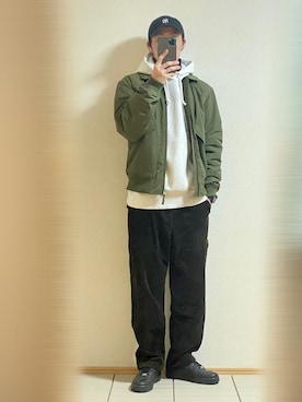 「アイテム（ブルゾン）」を使った、Sammyサミーさん（メンズ・177cm・40代）の冬コーディネート