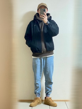 「アイテム（ブルゾン）」を使った、Sammyサミーさん（メンズ・177cm・40代）の秋コーディネート