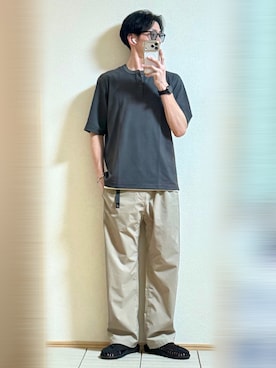 「Ray-Ban（レイバン）のアイテム」を使った、Sammyサミーさん（メンズ・177cm）の夏コーディネート
