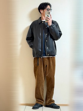 「アイテム（その他アウター）」を使った、Sammyサミーさん（メンズ・177cm）の秋コーディネート