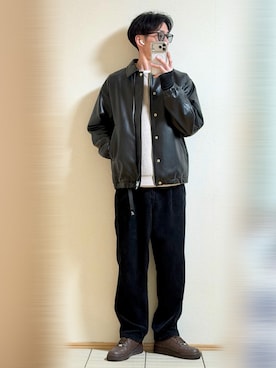 「GLOBAL WORK（グローバルワーク）のアイテム」を使った、Sammyサミーさん（メンズ・177cm）の冬コーディネート
