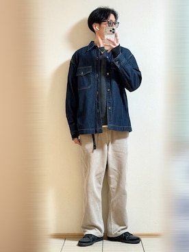 「GLOBAL WORK（グローバルワーク）のアイテム」を使った、Sammyサミーさん（メンズ・177cm）の春コーディネート