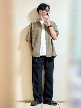 「Ray-Ban（レイバン）のアイテム」を使った、Sammyサミーさん（メンズ・177cm）の夏コーディネート