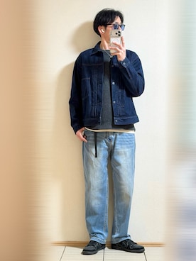 「GLOBAL WORK（グローバルワーク）のアイテム」を使った、Sammyサミーさん（メンズ・177cm）の春コーディネート