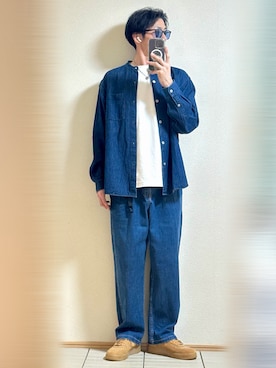 Sammyサミーさん（骨格ナチュラル・メンズ・177cm）の秋コーディネート