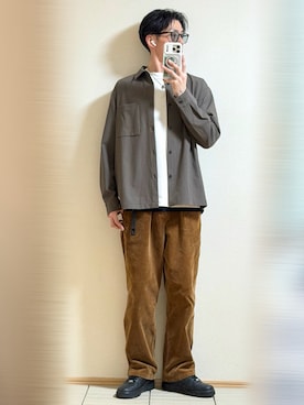 「アイテム（ファッション雑貨）」を使った、Sammyサミーさん（メンズ・177cm）の秋コーディネート