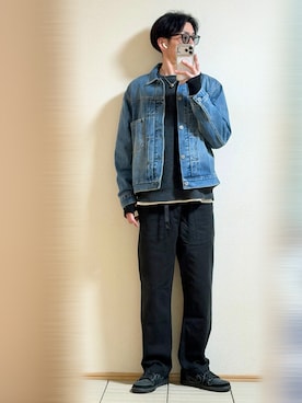 「GLOBAL WORK（グローバルワーク）のアイテム（トップス）」を使った、Sammyサミーさん（メンズ・177cm）の春コーディネート