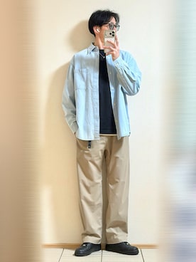 「NIKE（ナイキ）のアイテム（シューズ）」を使った、Sammyサミーさん（メンズ・177cm）の春コーディネート