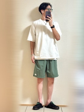 「NANO universe（ナノユニバース）のアイテム（アクセサリー）」を使った、Sammyサミーさん（メンズ・177cm）の夏コーディネート
