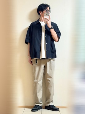 「Ray-Ban（レイバン）のアイテム」を使った、Sammyサミーさん（メンズ・177cm）の夏コーディネート