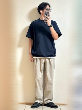 「アイテム（ファッション雑貨）」を使った、Sammyサミーさん（メンズ・177cm）の夏コーディネート