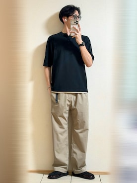 「Magine（マージン）のアイテム」を使った、Sammyサミーさん（メンズ・177cm）の夏コーディネート