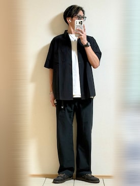 「URBAN RESEARCH DOORS（アーバンリサーチドアーズ）のアイテム（Tシャツ/カットソー）」を使った、Sammyサミーさん（メンズ・177cm）の夏コーディネート