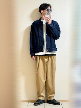 「Ray-Ban（レイバン）のアイテム」を使った、Sammyサミーさん（メンズ・177cm）の春コーディネート