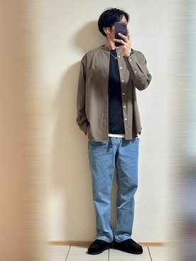 「アイテム（デジタル腕時計）」を使った、Sammyサミーさん（メンズ・177cm）の秋コーディネート