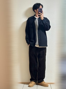 「UNIQLO U」｜Sammyサミーさん（メンズ・177cm・40代）の秋コーディネート
