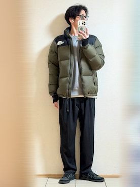 「Ray-Ban（レイバン）のアイテム」を使った、Sammyサミーさん（メンズ・177cm）の冬コーディネート