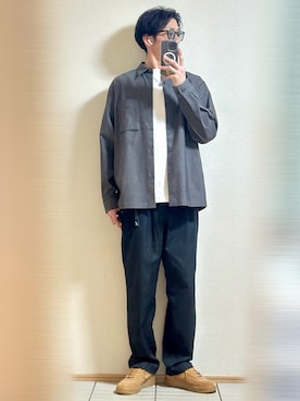 「GLOBAL WORK（グローバルワーク）のアイテム」を使った、Sammyサミーさん（メンズ・177cm）の秋コーディネート