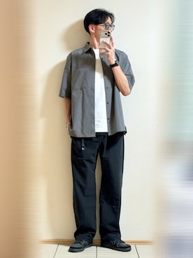 「Ray-Ban（レイバン）のアイテム」を使った、Sammyサミーさん（メンズ・177cm）の夏コーディネート
