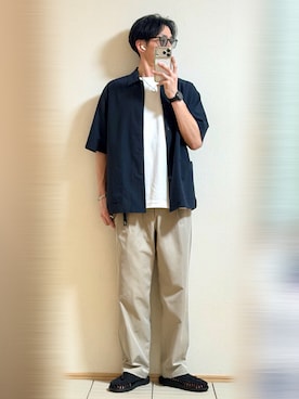 「Ray-Ban（レイバン）のアイテム」を使った、Sammyサミーさん（メンズ・177cm）の夏コーディネート