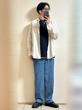 「アイテム（サングラス）」を使った、Sammyサミーさん（メンズ・177cm）の秋コーディネート