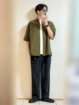 「Ray-Ban（レイバン）のアイテム」を使った、Sammyサミーさん（メンズ・177cm）の夏コーディネート