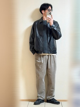 「GLOBAL WORK（グローバルワーク）のアイテム」を使った、Sammyサミーさん（メンズ・177cm）の春コーディネート